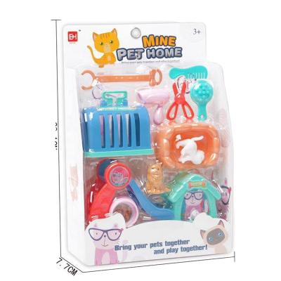 China Juguetes Al Por Mayor Cute Children The Other Toys Colorful Home Play Pet Toy Set Infant Plastic Toy Mini for sale