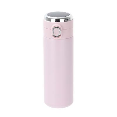 China Creative Smart Business Temperature Display Bounce Cup 304 Stainless Steel Vacuum Insulation Thermos Water Bottle for sale