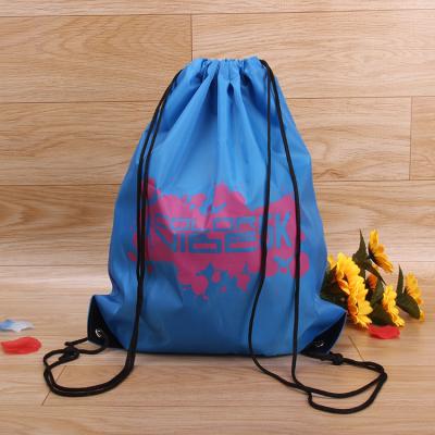 China 100% Polyester Eco-friendly Wholesale Cheap Promotional Drawstring Bag Sports Backpack Drawstring Bags for sale