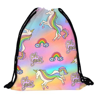 China Retro Waterproof Manufacturer Backpack Modern Tactical Sports Gym Polyester Drawstring Bag for sale