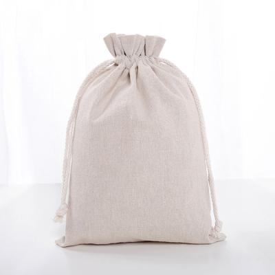 China Shopping Mini Sunglasses Cotton Flip Canvas Waterproof Empty Drawstring Bag for sale