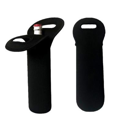 China Good Insulated Wine or Water Bottle Sleeve Bag Neoprene Insulator Bottle Tote Holder for sale