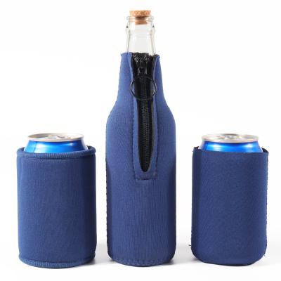 China Waterproof High Quality Thermal Insulated Cooling Neoprene Beer Bottle Holder Sleeve Bottle Holder Check for sale