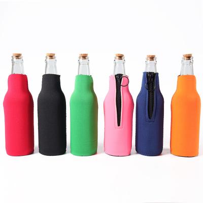 China Factory New Waterproof Supplier Brand Stubby Insulated Premium Sleeve Neoprene Water Bottle Holder for sale