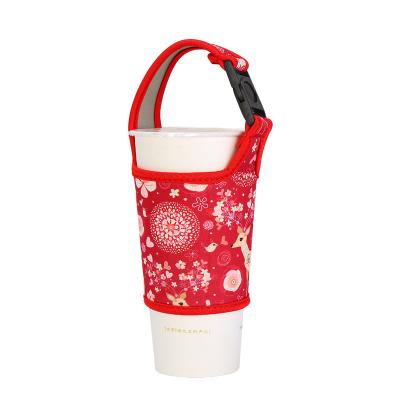 China Personalized Insulated Drink Holder Cove Sublimation Blanks Neoprene Iced Coffee Cup Cooling Sleeve for sale