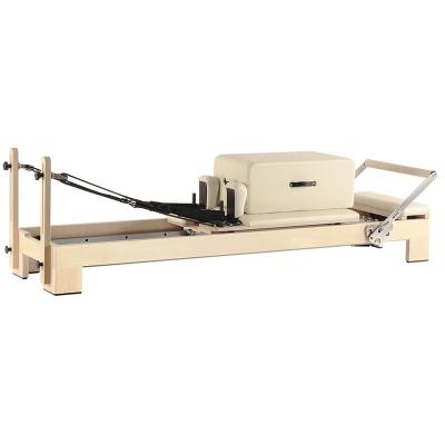 China Body Training Prepare To Board Professional Wooden Body Balance Fitness Exercise Fashion Clinical Maple Wood Reformer for sale