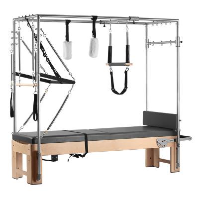 China Maple wood fitness equipment sells like beech and stainless steel pilates classic Cadillac innovator toning machine for sale