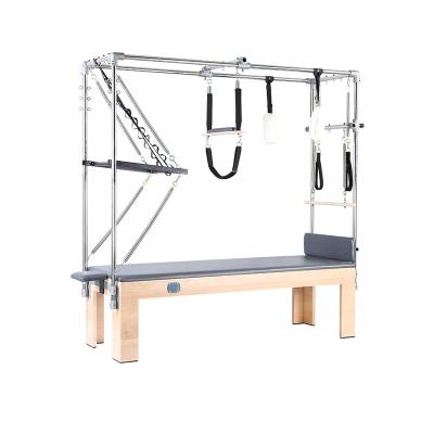 China 2022 Price Trapeze Pilates Reformer Body Shaping Tools Half Tools Wooden Pilates Reformer for sale