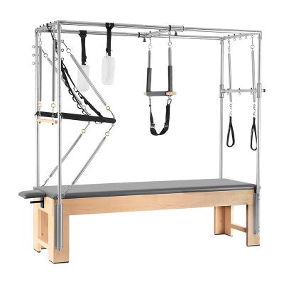 China Body Shaping Multifunctional Professional Body Shaping Equipment Wooden Reformer Machine Pilates Cadillac for sale