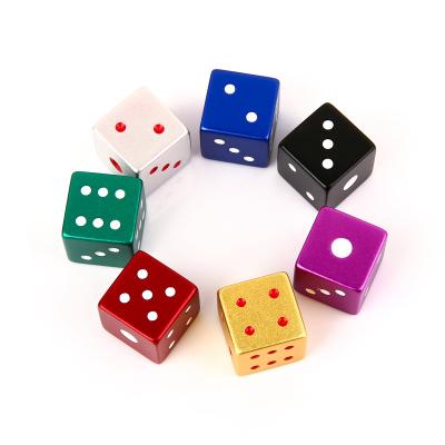 China Eco-Freindly Manufacturer Wholesale Custom Personalized Black Dragon 6 Sided Stainless Steel Game Dice for sale