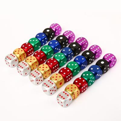 China Wholesale And Durable Small Game Custom Aluminum Alloy Dies Rounded Anodized Dies for sale