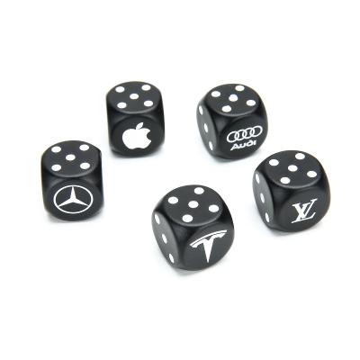 China Cube Metal Game Customized Dies, Metal Dies With Custom Logo, 20mm 16 Mm Metal Dies for sale