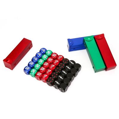 China Hot-selling high quality game small and durable dice metal game customizable dice for sale