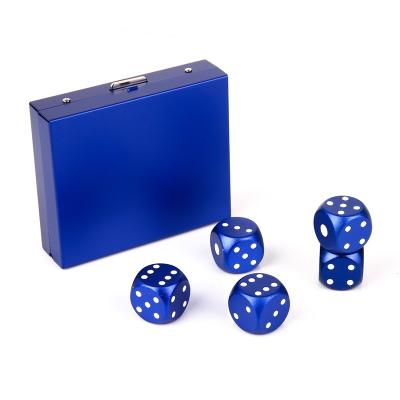 China Game Original Manufacture Rounded Hotel Entertainment Dice Aluminum Alloy Metal Texture Dies for sale