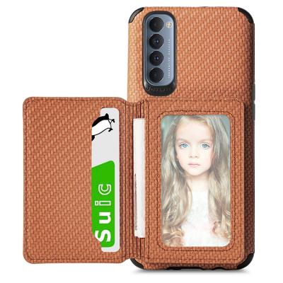 China Back Flip Leather Wallet Anti-fall Phone Case for OPPO Reno4 Reno5 Reno6 Lite pro plus 5G Cover for sale