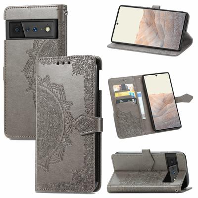 China Luxury Design Anti-fall Leather Flip Wallet Phone Case For Google Pixel 3 4 5 6 Pro 5G XL Cover for sale