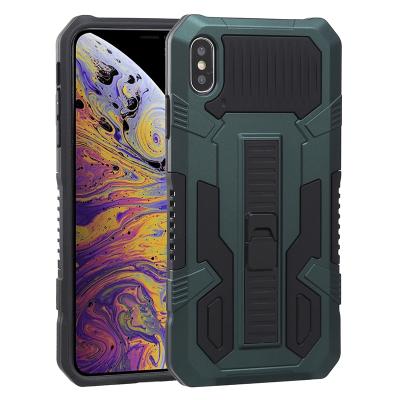 China Anti-drop Ready To Ship Shockproof Protective PC TPU Armor Rugged 360 Phone Case For iPhone X Xs Cover for sale