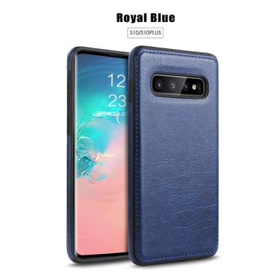 China Anti-drop ready to ship luxury leather cell phone case back cover for samsung galaxy s10 s9 s8 plus note 9 10 for sale