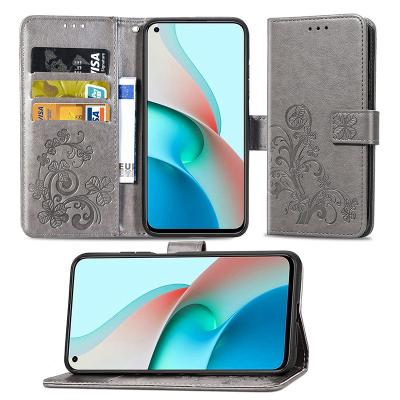 China Anti-fall Flip Leather Wallet Mobile Phone Cover For Xiaomi Redmi Note 9 Pro 5G Case With Lanyard for sale