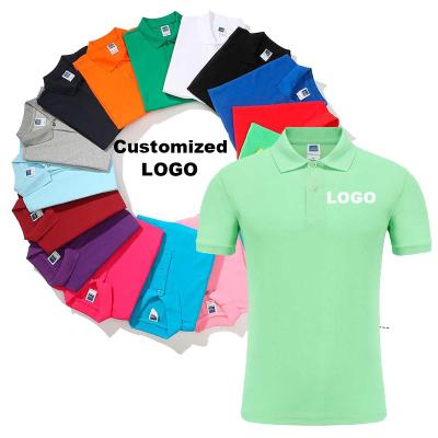 China Anti-Shrink High Quality Cotton OEM Custom Logo Printed Sublimated Polo Shirt For Men Uniform Quick Dry Plain Men'S Polo Shirt for sale