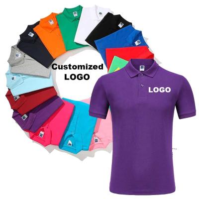 China Anti-Shrink Top Quality Cotton Custom Embroidery Logo Men's Polo Shirts Casual Brand Sportswear Polos Home Fashion Male Tops for sale