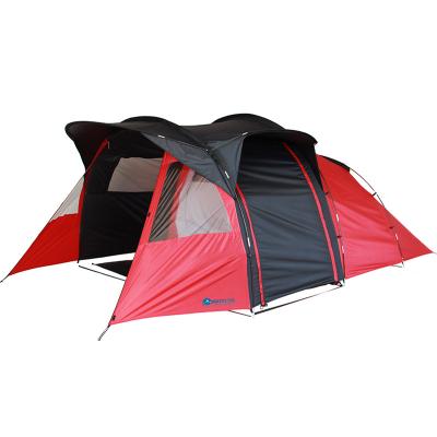 China Large area with side top covers 4-6 person camping tents large family outdoor sports tent outdoor family tents for sale