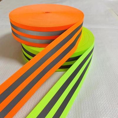 China Untearable Customization Color Knitted Elastic Band Reflective Elastic For Safety Wrist Band for sale