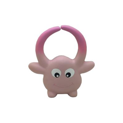 China Rattle Teether Baby Sensory Toy Eco-Friendly Natural Rubber 0-12 Months Shaker Grab Rattle Baby Infant Early Educational Toys Newborn Toys for sale