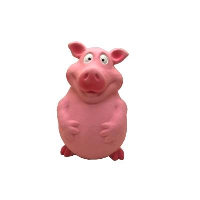 China Viable Rubber Boar Squeaky Pet Toy Sound Dog Cat Puppy Play Chewing Toys for sale