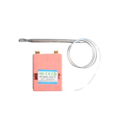 China Hullo commercial WYB -30 to 300 degree capillary thermostat electric capillary thermostat for oven for sale