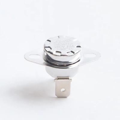 China KSD Thermostat Ksd301-2 1/2 Inch Temperature Switch KSD301 Bimetal Adjustable Disc Thermostat 16a 125v KSD Bimetal Thermostat for sale