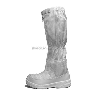 China Anti-static anti-static boots PVC sole grid shoes cleanroom boots for size 34/35/37/38/45/46/47/48/49/50/51/52/53/54 ESD boot /55 factory for sale