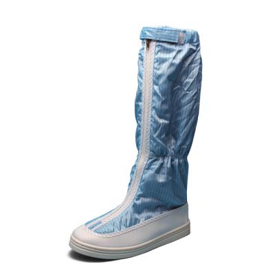 China Cheapest Dust Proof PVC Shoes ESD Cleanroom Antistatic Dustproof Boots Anti Slip for sale