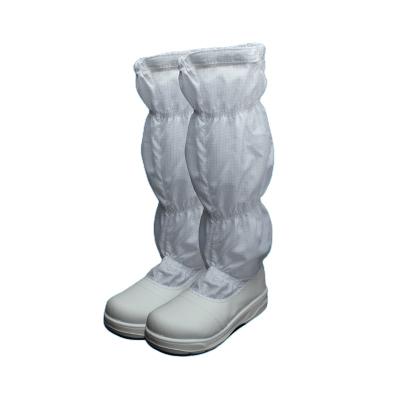 China White safety anti-static anti-static boots steel toe cleanroom safety anti-static boots for AMOLED and OLED factory for clean lab for sale