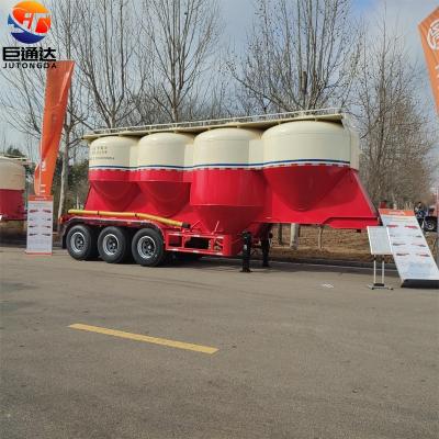 China Truck Trailer JT Brand Chemical Material Silo Different Material Multi Material Powder Material Transport Trailer for sale