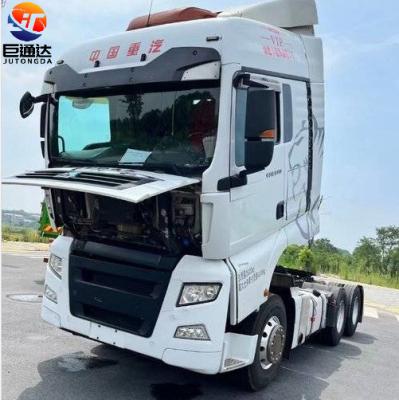 China Construction Industry Sinotruck Sitrak Howo Used Tractor Trailer Truck 480 Head Truck 570 Hp for sale