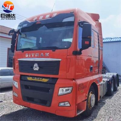 China Construction industry used 6X4 Sinotruk Howo 375hp 420hp RHD used tactor truck for sale in Tanzania for sale