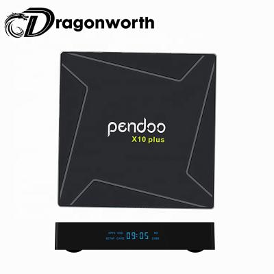 China OEM/ODM Firmware Update Amlogic S905X2 Pendoo X10 Quad Core Android TV Box Plus S905X2 4G 32g WiFi Set Top Box Android 8.1 for sale