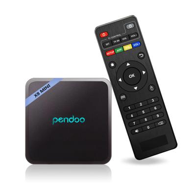 China Amlogic Pendoo X8 Other Mini S905W 1GB DDR3 8GB ROM Android 7.0 Set Top Box KD PLAYER 17.4 4K Android TV Box WiFi for sale