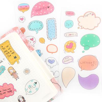 China Decorative Sticker Calendar Paper DIY Scrapbooking Diary Sticker Kawaii Stationery Sticker For Kids for sale