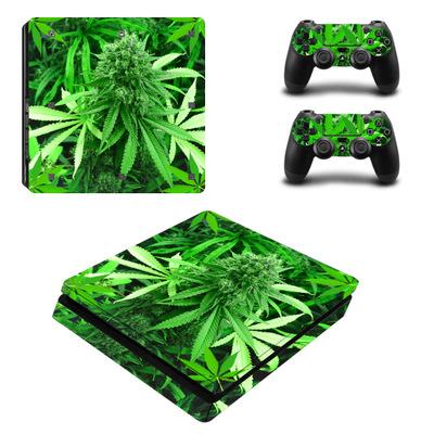 China Adesivi Personalizzati Sheet Vinyl Gamepad Console Controller Sticker For PS4 Funny Green Skin Playstation Decal for sale