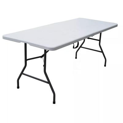 China Durable Material Folding Table For Picnic Fish Drawing Game With Bench Outdoor And 6 Seaters for sale