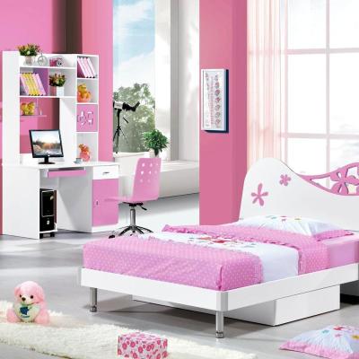 China Modern Safe Standard Cute Child Furniture Set Crib Girl Bed Girl Bedroom for sale