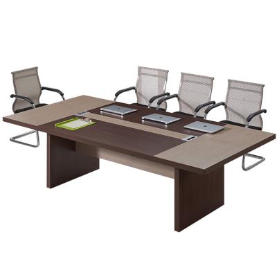 China PANEL Manufacturers Selling Meeting Room Walnut Wood Multi Person Meeting Table Luxury Conference Table for sale