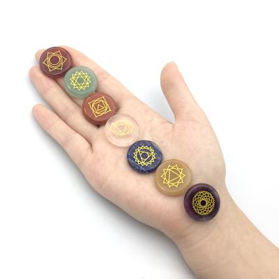 China China 7 Chakra Stone Set Seven Chakra Stones Set Healing Gemstones Crystal Chakra Natural Stones Genuine for sale