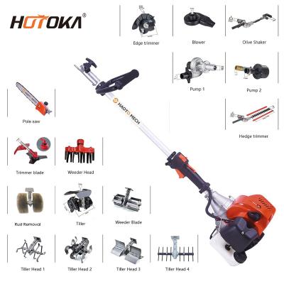 China 2-Stroke Professional Multi Function Garden Tools Pole Hedge 5200 Gasoline Long Pole Saw for sale