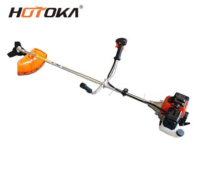 China 2-Stroke Gasoline Brush Cutter 52cc 2-Stroke Power 1.65kw Sidepack Gasoline Brush Cutter for sale