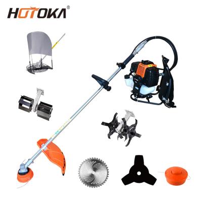 China 2-Stroke Multi Function Tools 52cc 4 In 1 Grass Trimmer Brush Cutter for sale