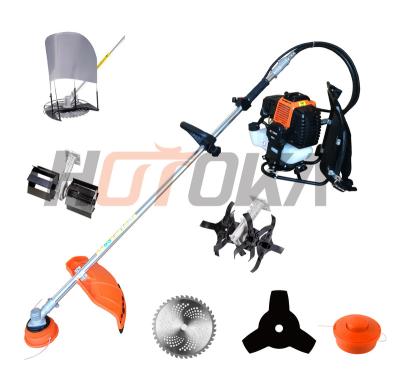 China Nylon+aluminum knapsack mower, weeder, rotary tillage, orchard tea garden loosening and weeding, hedge pruning, brush cutter, agricultural machinery for sale