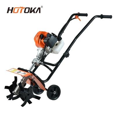 China Hot Selling Mini Farms Hand Push 52cc Power Tiller Weed Removal Machine for sale